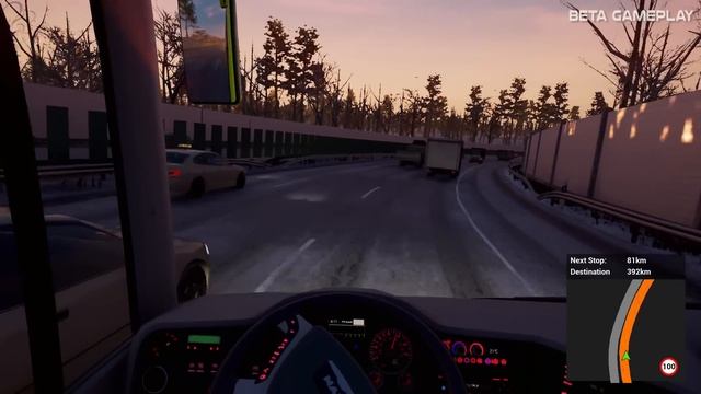 Fernbus Gameplay - Icy Sunrise - Part #1 смотреть онлайн