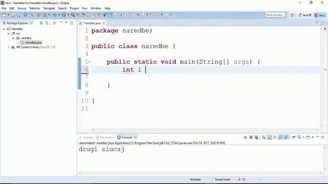 2. Programiranje - JAVA - ECLIPSE - Naredbe i pomocni metodi смотреть онлайн