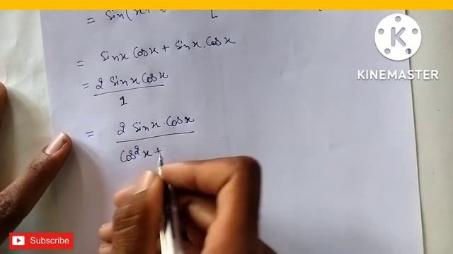 Prove that. sin2x=2tanx/(1+tan^2(x)) смотреть онлайн