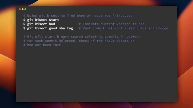 Using Git bisect command смотреть онлайн