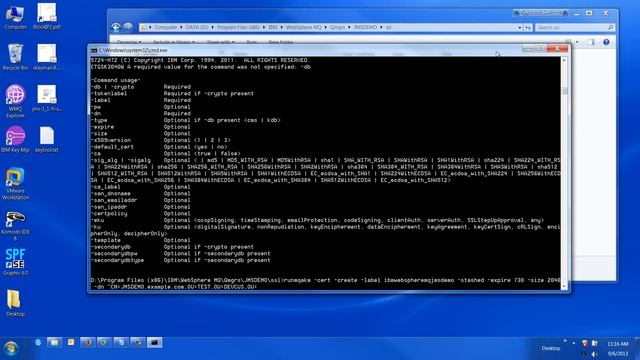 WMQ Explorer TLS 1 of 4: Create the QMgr's KDB and certificate смотреть онлайн