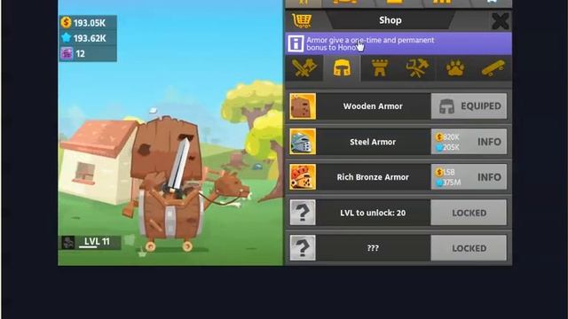 Флеш игры#1-Наглый рыцарь! Hero Simulator: Idle Adventures!!! смотреть онлайн