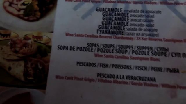 Меню мексиканского ресторана на русском.Доминикана. смотреть онлайн