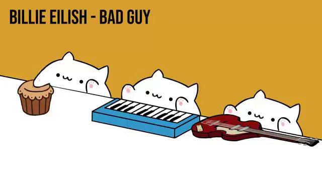 BONGO CAT 🐾 Billie Eilish 🐾 Bad Guy 🐾 CAT COVER 🐾 The Best Cat Singing 2019 смотреть онлайн