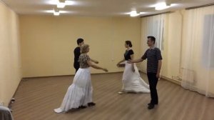 Французская кадриль, 3-я фигура. La Poule. (1870 г.)