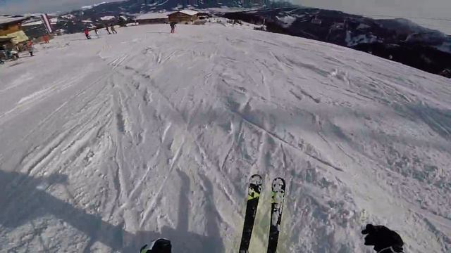 RAW - Flachau Skiing - Fischer RC 4 WC SL - GOPRO 2019 смотреть онлайн