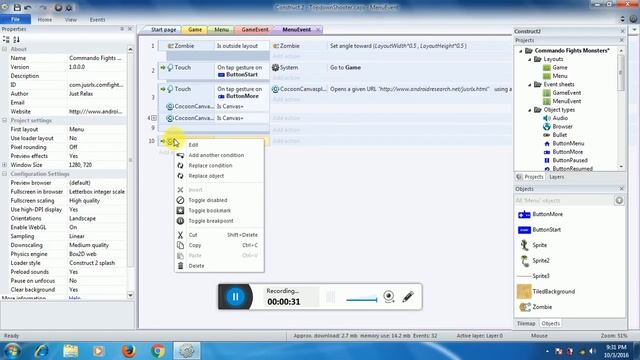 How to add OR conditions in Construct2 смотреть онлайн