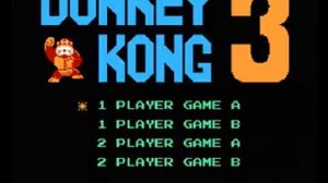 Donkey Kong 3 (NES) Music - Donkey Kong Low