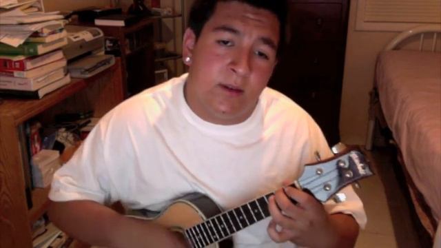 Somewhere Over the Rainbow/What a Wonderful World (Uke Cover) смотреть онлайн