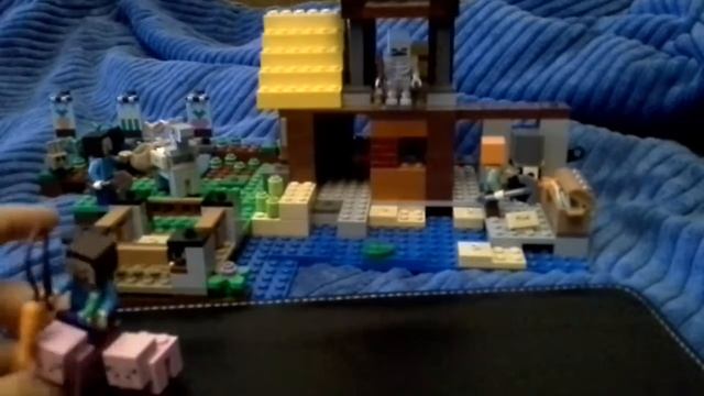 LEGO MINECRAFT 21144: ФЕРМЕРСКИЙ ДОМИК смотреть онлайн