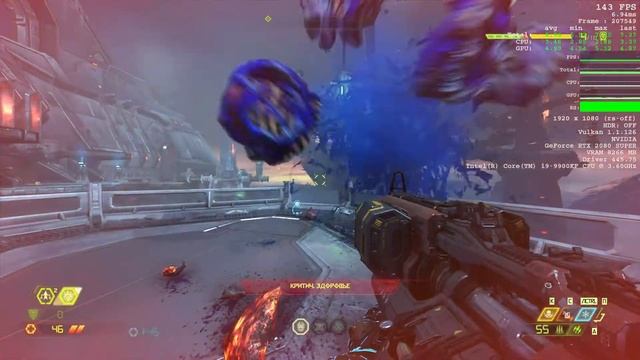 Doom eternal ➤прохождение часть 4 Вольеры Охотников Рока RTX 2080 Super core i9-9900kf смотреть онлайн
