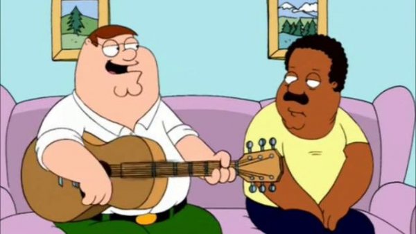Peter Griffin sings "Rock Lobster"