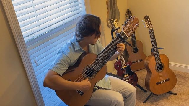 La Belle de Jour (Alceu Valença), instrumental cover, violão de 11 cordas (11-string guitar) смотреть онлайн