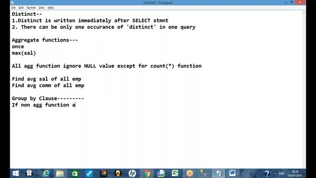 Distinct | Grouping & Aggregating Data | MS SQL | Day 06 смотреть онлайн