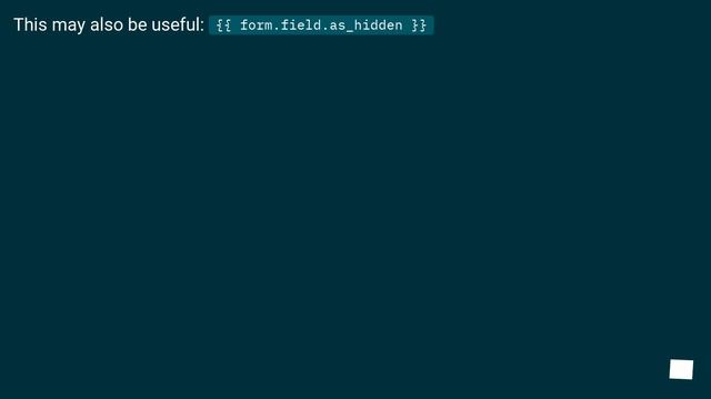 Change a Django form field to a hidden field смотреть онлайн