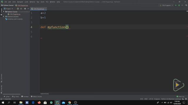 Functions in Python & Their Types [Python for Absolute Beginners] #13 смотреть онлайн