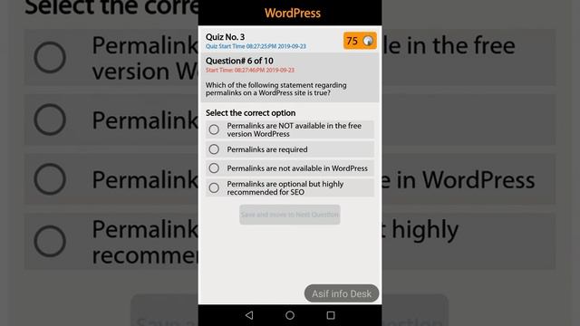 Digiskills WordPress quiz no 3 solution batch 4 смотреть онлайн