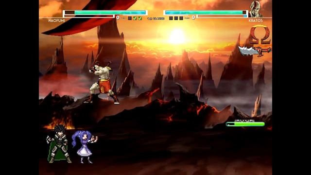 Naofumi (The Rising of Shield Hero) (New) VS Kratos V2 in Mugen смотреть онлайн