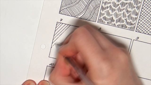 12 УЗОРОВ #1 ♥ Графика Дудлинг Зентангл ♥ OrionaArt - Рисуем вместе! смотреть онлайн