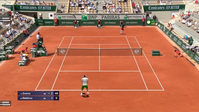 Zverev vs Dimitrov | Roland-Garros 2023 | Round 4 | Tennis Elbow 2013 PC Gameplay смотреть онлайн