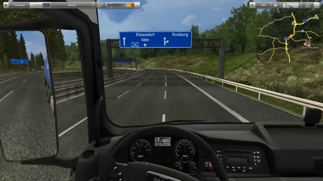German Truck Simulator Gameplay E5200 + 9800 GT + 2 GB RAM HD смотреть онлайн
