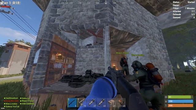 Rust Сервер Raid simulator TIER 1 смотреть онлайн