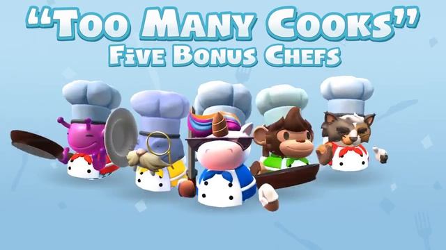 Overcooked 2 'Too Many Cooks' Pre-Order DLC - Trailer смотреть онлайн