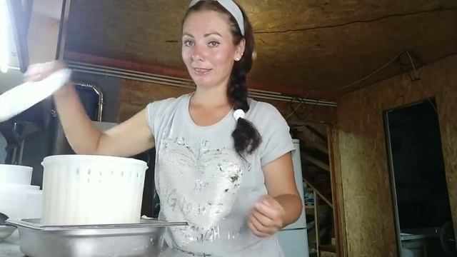 Как приготовить сыр КАНЕСТРАТО. Уход за сыром при созревании. Дегустация молодой головки. смотреть онлайн