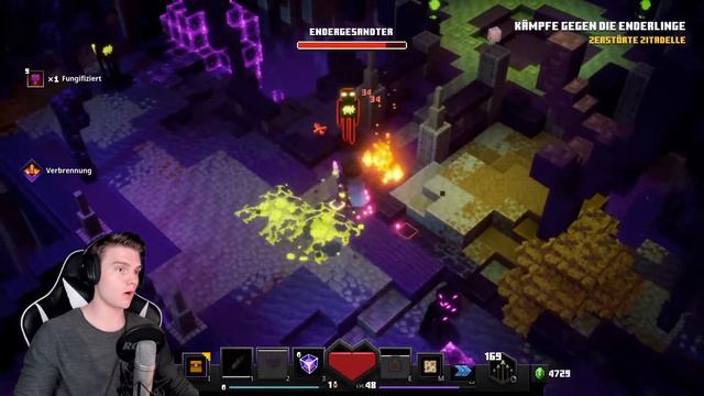 Das Herz des Ender | Minecraft Dungeons Echoing Void #37 смотреть онлайн