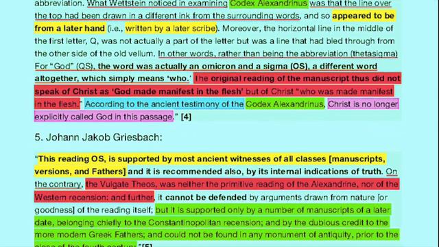 1 Timothy 3:16 🎙 Did God Really Manifest In The Flesh? Or Was Deliberately Added Later To The Text смотреть онлайн