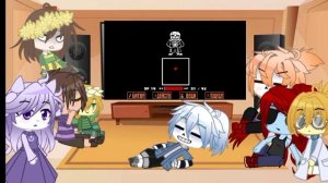 ⛓✨реакция Андертейл на "Санс выжил" ✨⛓