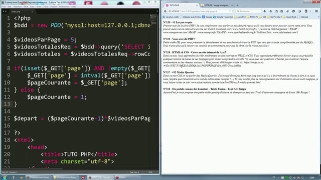 TUTO PHP - Système de pagination смотреть онлайн