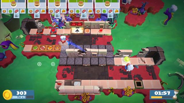 Overcooked 2. Story 6-5. Single Player. 4 Stars. смотреть онлайн