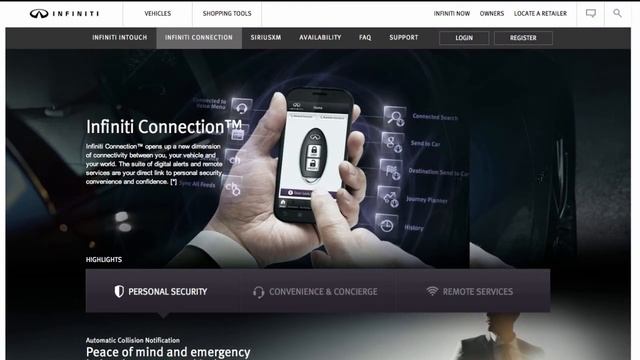 2015 Infiniti Q50 HEV - Infiniti Connection™ (if so equipped) смотреть онлайн