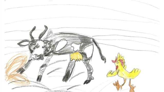 Сказка. Петушок и бобовое зёрнышко смотреть онлайн