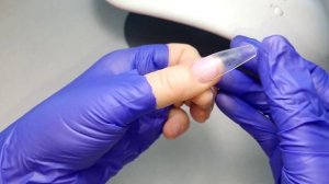 Наращивание на гелевые типсы с Алиэкспресс на полигель