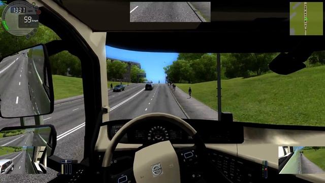 2014 Volvo FH - 1.5.3 (City Car Driving) смотреть онлайн
