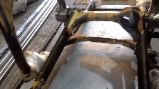 переделка рамы мотоцикла днепр . часть 5. смотреть онлайн