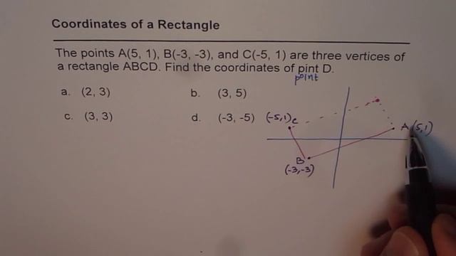 Find Fourth Vertex of Rectangle Coordinate Geometry смотреть онлайн