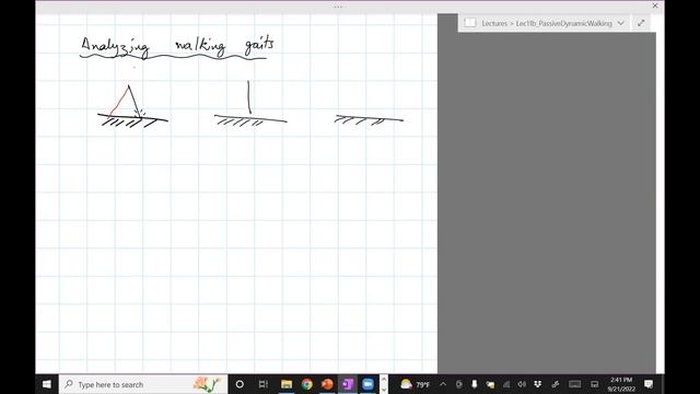 Robotics Lec 11c: Passive Dynamic Walking, Poincare section/map and simulations (3 of 3) (Fall 2022 смотреть онлайн