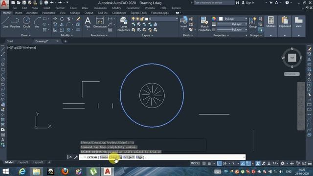 HOW TO EXTEND IN AUTOCAD 2020 IN HINDI смотреть онлайн