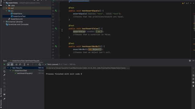 02 JUnit - Assertions смотреть онлайн