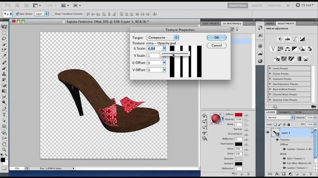 Abrindo um arquivo 3ds no Photoshop CS5 смотреть онлайн