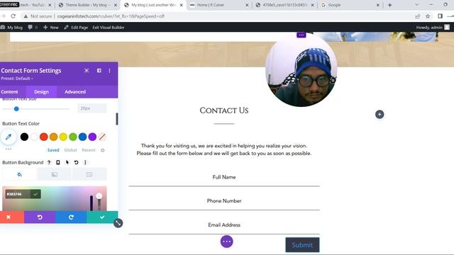 How To Make Custom Contact Us Forms In Your Wordpress Website | Learn Wordpress Website Free смотреть онлайн