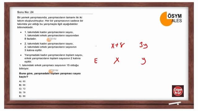 2021 ALES Matematik Soru Çözümleri [+PDF] - 2021 ALES 2 Matematik Çözümleri