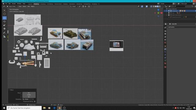 blender 2.8 tutorial tank part 13 смотреть онлайн
