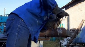 Сварка Трубы 159 мм В Поворот Электродами УОНИ 13/55 3 мм