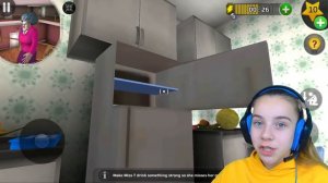 Мисс Ти УЛЕТЕЛА Злая Учительница Scary Teacher 3D