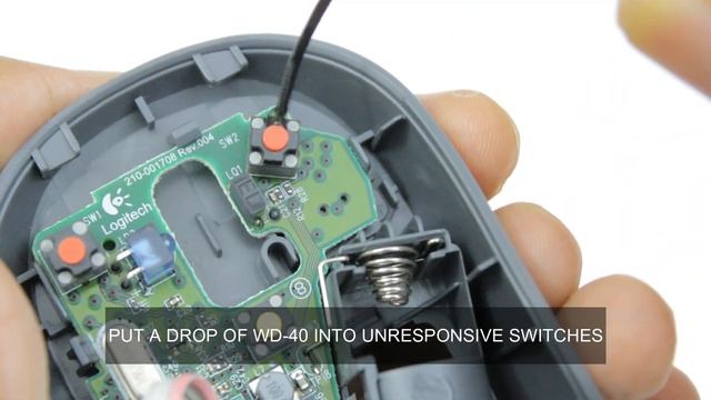 Logitech M220/M221 Switch Fix - Disassembly (click issue) смотреть онлайн