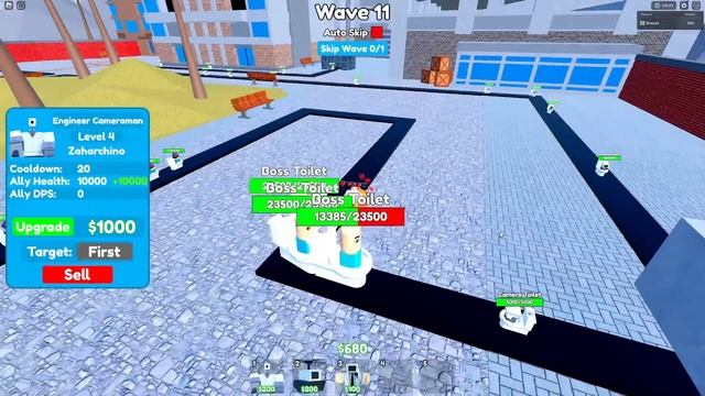 ✨ПРОХОЖУ НАЙТМАР но ТОЛЬКО с ИНЖЕНЕРОМ в Toilet Tower Defense! ТУАЛЕТ ТОВЕР ДЕФЕНС РОБЛОКС! смотреть онлайн